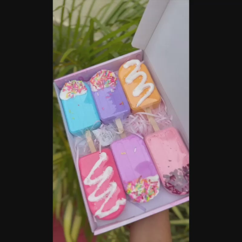 Popsicle Sprinkle Bath Bomb Set